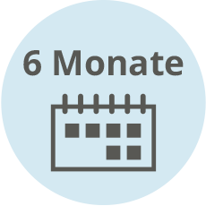 Symbol für 6 Monate